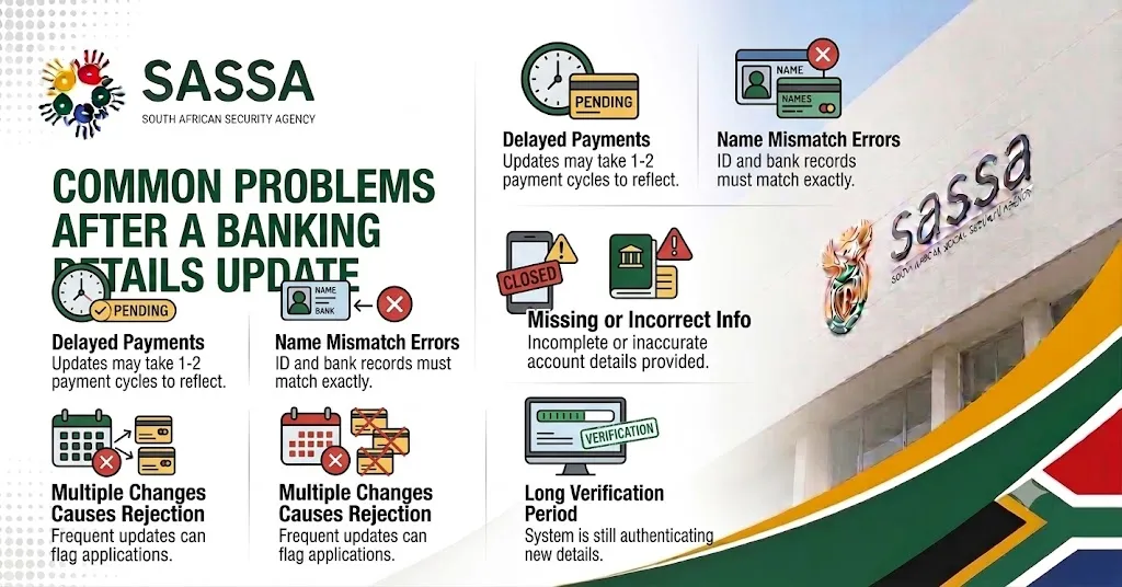 Common Problems After a Banking Details Update