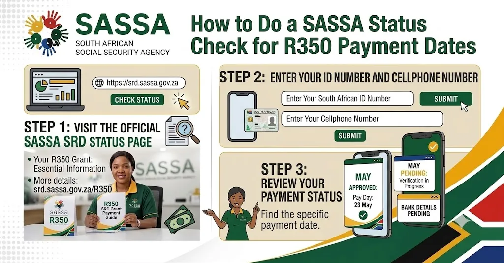 How to Do a SASSA Status Check for R350 Payment Dates How to Do a SASSA Status Check for R350 Payment Dates