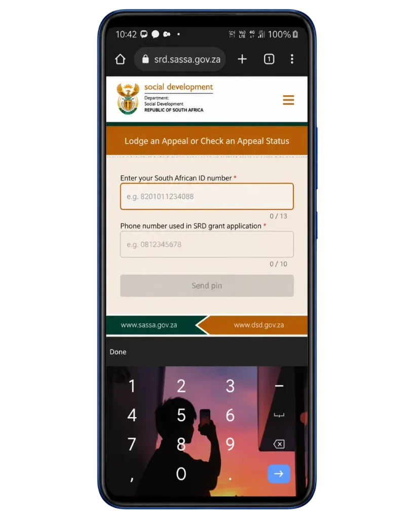 Step 2 Enter Your ID Number